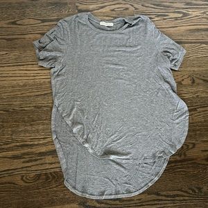 Joah Brown Live in Slouchy Tee Oversized Flowy High Low Side Slit Tee Tshirt